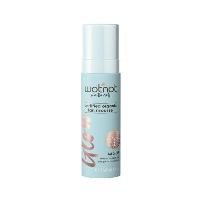 Wotnot Naturals Glow Certified Organic Tan Mousse Medium 150ml